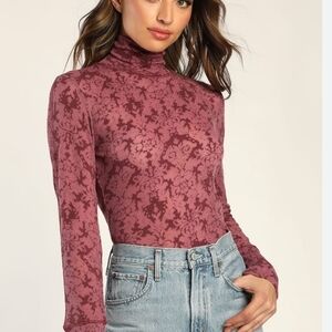 Intimissimi Pink Long Sleeve Fitted Bodysuit